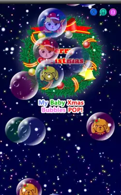 My baby Xmas (Bubbles pop!) android App screenshot 1